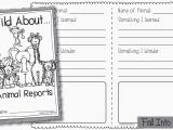 Animal Research for Kids Template Fall Into First Zoopals Animal Reports