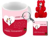 Anniversary Card for Sister and Jiju Amkk Wedding Anniversary Gift Husband Wife Father Mother Sister Jiju Uncle Aunt Ceramic Gifting Mugs Multicolour Pack Of 1