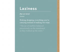 Anniversary Card for Troubled Marriage Laziness Greeting Card
