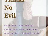 Anniversary Card for Troubled Marriage Love Thinks No Evil In A Christian Marraige Biblical