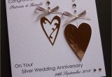 Anniversary Card for Troubled Marriage Silver Wedding Anniversary Card Ebay with Images