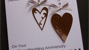 Anniversary Card for Troubled Marriage Silver Wedding Anniversary Card Ebay with Images