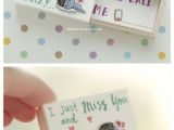 Anniversary Card Messages for Friends I M Missing You Matchbox Card Valentine S Gift Cheer Up