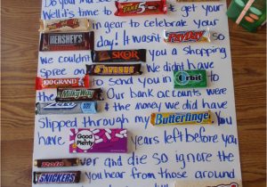 Anniversary Card Using Candy Bars Candy Bar Poems
