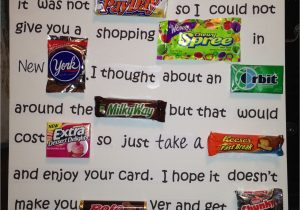 Anniversary Card Using Candy Bars Candy Inspired Teacher Appreciation Poem Maybe Have
