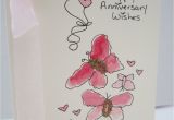 Anniversary Greeting Card for Husband Anniversary Card Watercolour Card Hand Painted Card