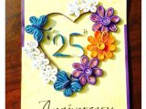 Anniversary Greeting Card for Parents 1 Year Anniversary Card In 2020 with Images Happy 25th