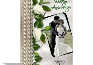 Anniversary Greeting Card with Photo Alwaysgift Wedding Anniversary Greeting Card