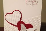 Anniversary Greeting Card with Photo Valentines Day Stampin Up Card Valentines Day Stampin