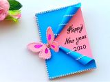 Anniversary Ka Card Banana Sikhaye Beautiful Handmade Happy New Year 2020 Card Idea Diy Greeting Cards for New Year