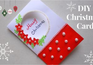 Anniversary Ka Card Banana Sikhaye Diy Christmas Greeting Card How to Make Christmas Card Simple and Easy Christmas Card for Kids
