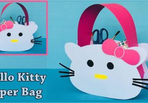 Anniversary Ka Card Banana Sikhaye Diy Hello Kitty Paper Bag How to Make A Paper Bag Easy and Cute Paper Gift Bag