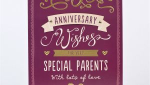 Anniversary Mum and Dad Card Celebrations Occasions Cards Stationery Mum Dad
