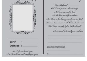 Anniversary Of A Loved One S Death Card Death Memorial and Anniversary themed 30 Invitation Cards Fill In Style