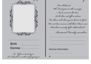 Anniversary Of Death Card What to Write Death Memorial and Anniversary themed 30 Invitation Cards Fill In Style