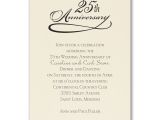 Anniversary Party Thank You Card Wording 25 Years Celebration Invitation Ecru Wedding Renewal