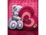 Anniversary Wishes Card with Name for My Boyfriend Me to You Tatty Teddy Love Partner