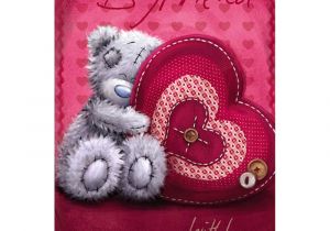 Anniversary Wishes Card with Name for My Boyfriend Me to You Tatty Teddy Love Partner