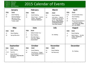 Annual Calendar Of events Template Yearly events Calendar Templates Free Printable