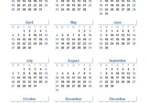 Annual Calendar Template 2014 2014 Printable Yearly Calendar Icebergcoworking
