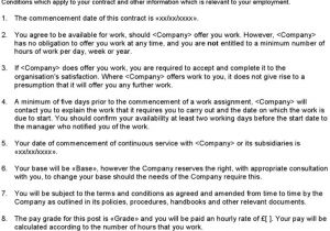 Annualised Hours Contract Template 16 Sample Hr Contract Templates Free Download