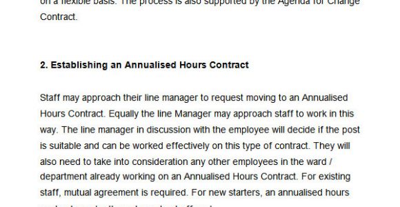Annualised Hours Contract Template 20 Hr Contract Templates Hr Templates Free Premium