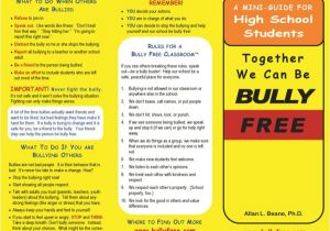 Anti Bullying Brochure Template Bullying Brochure Renanlopes Me