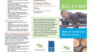 Anti Bullying Brochure Template Bullying Brochure Template 11 Free Pdf Documents