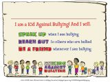 Anti Bullying Contract Template Anti Bullying Certificate