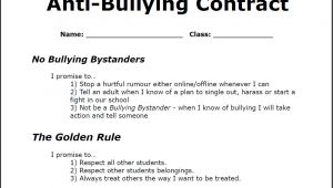 Anti Bullying Contract Template May 2014 the Anti Bully Blog