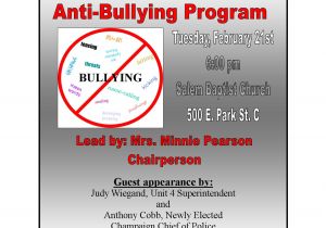 Anti Bullying Flyer Template Anti Bullying Flyer Images Frompo