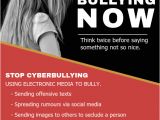 Anti Bullying Flyer Template Stop Cyber Bullying Flyer Template Postermywall