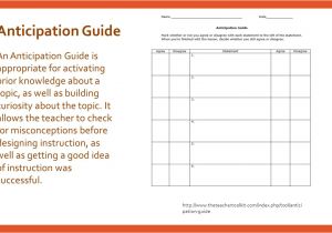 Anticipation Guide Template Literacy In Content area Classes Day 2 Ppt Download