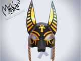 Anubis Mask Template Anubis Mask Anubis Costume Mask Egyptian Mask Egyptian