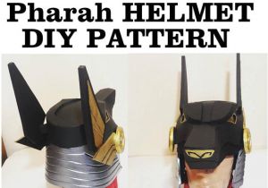Anubis Mask Template Diy Overwatch Pharah Anubis Helmet Pattern Printable