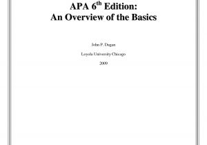 Apa format Sixth Edition Template Apa 6th Edition Template E Commerce