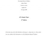 Apa format Sixth Edition Template Apa 6th Edition Template Madinbelgrade