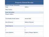 Apartment Rental Receipt Template Sample Rent Receipt form 10 Free Documents In Pdf