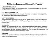App Development Proposal Template Alan Halley Mobile Rfp