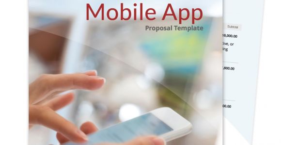 App Development Proposal Template Free Business Proposal Templates