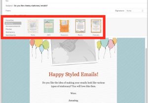 Apple Email Stationery Templates How to Use Stationery In Mail for Mac to Stylize