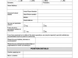 Application for Hire Template 6 New Hire Application form Templateagenda Template Sample