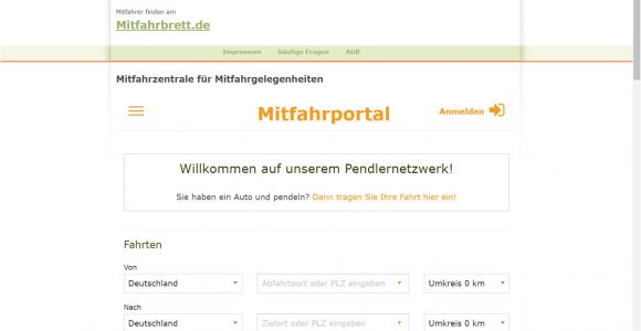 Application for Professional Identification Card (pic) In Deutschland Nutzbare Mitfahrvermittlungen