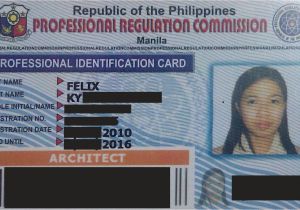 Application for Professional Identification Card Switching From Your Maiden Name to Your Married Name Prc