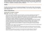 Application Support Analyst Sample Resume Application Support Analyst Resume Samples Qwikresume