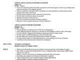 Application Support Engineer Resume Applications Support Engineer Resume Samples Velvet Jobs
