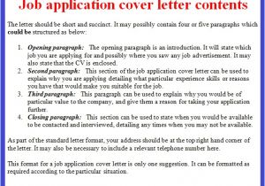 Applying for A Job Online Cover Letter Job Application Letter Example October 2012