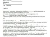 Applying for A Teaching Job Cover Letter Job Application Letter Template Business