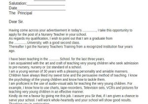 Applying for A Teaching Job Cover Letter Job Application Letter Template Business