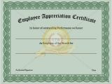 Appreciation Certificate Template for Employee 6 Appreciation Certificate Templates Certificate Templates